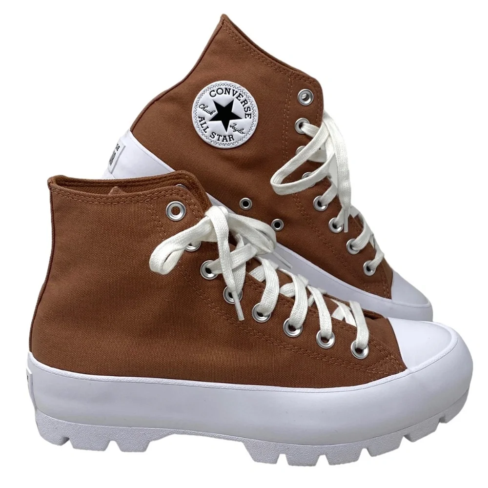 Converse Chuck Taylor Lugged Platform High Top Mineral Clay Women Canvas A02565C - Picture 1 of 10